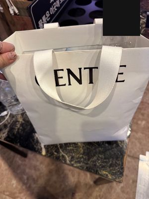 흰색 쇼핑백 사진